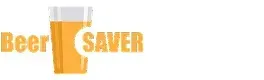 Beer Saver logo with an orange beer glass icon and text in orange and white