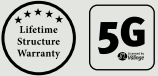 We have lifetime structure warranty