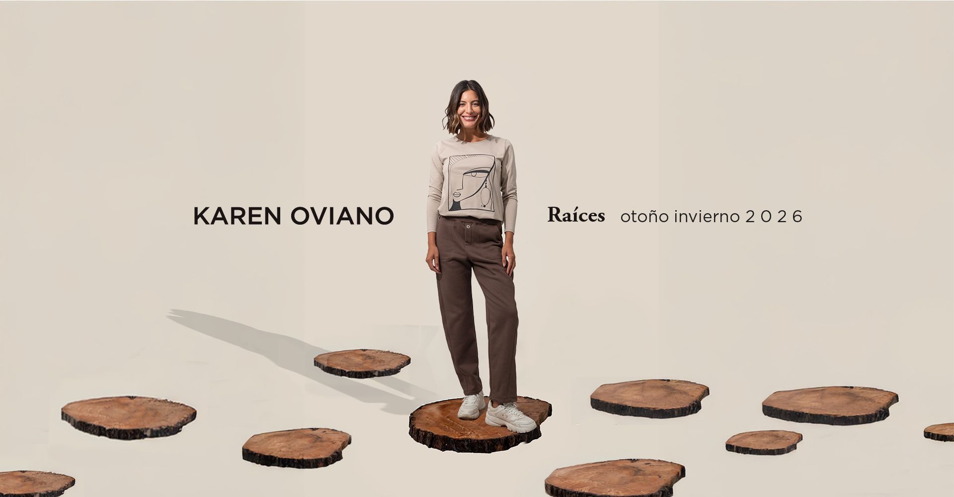 Look de invierno para mujer +35: pantalón y remera de diseño, color de temporada. industria nacional Karen Oviano. 