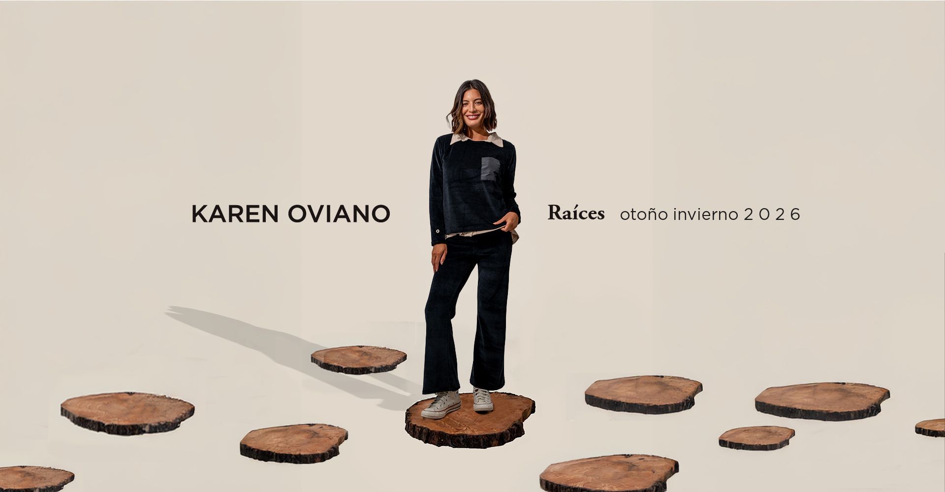  Conjunto sport relax de plush negro - Colección Raíces Karen Oviano