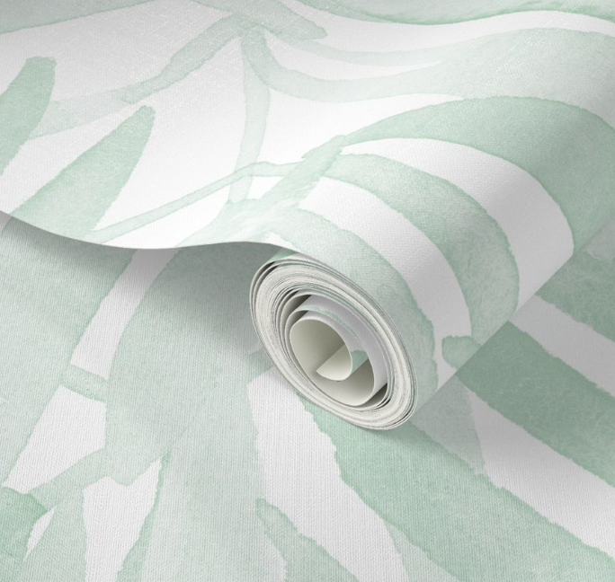 Tropical Sea Foam Holiday Wallpaper