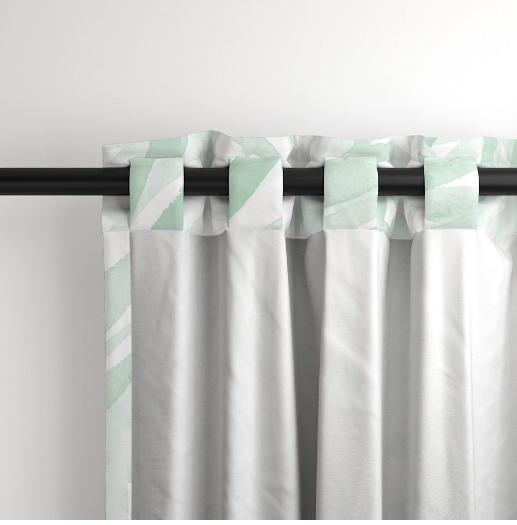 Tropical Sea Foam Curtain