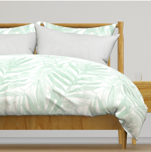 Tropical Sea Foam  Duvet Cover
