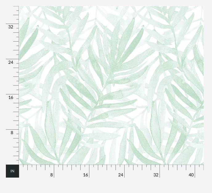 Tropical Sea Foam Fabric