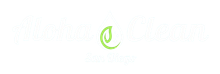 Green leaf-shaped logo on a white background