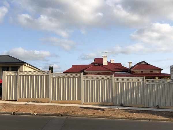 A fence with a red roof | Roseworthy, SA | Bazza's Fencing