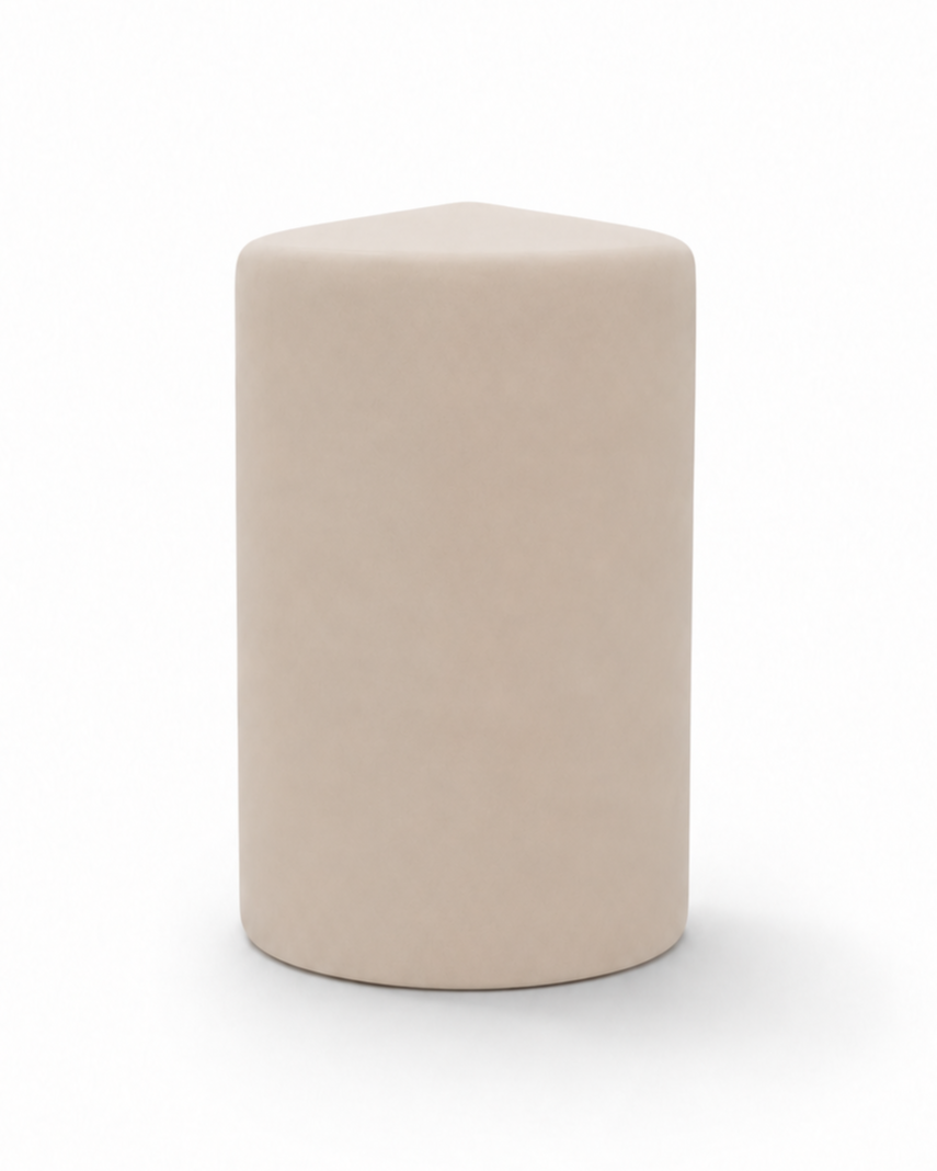 Cilinder urn breed (nieuw model 2026) Cilinder urn breed (nieuw model 2026) met decoratie / foto