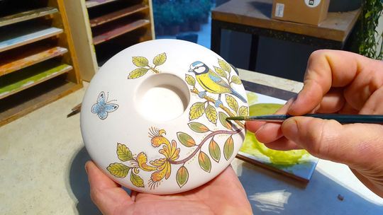 urnschaal klein pimpelmeesje