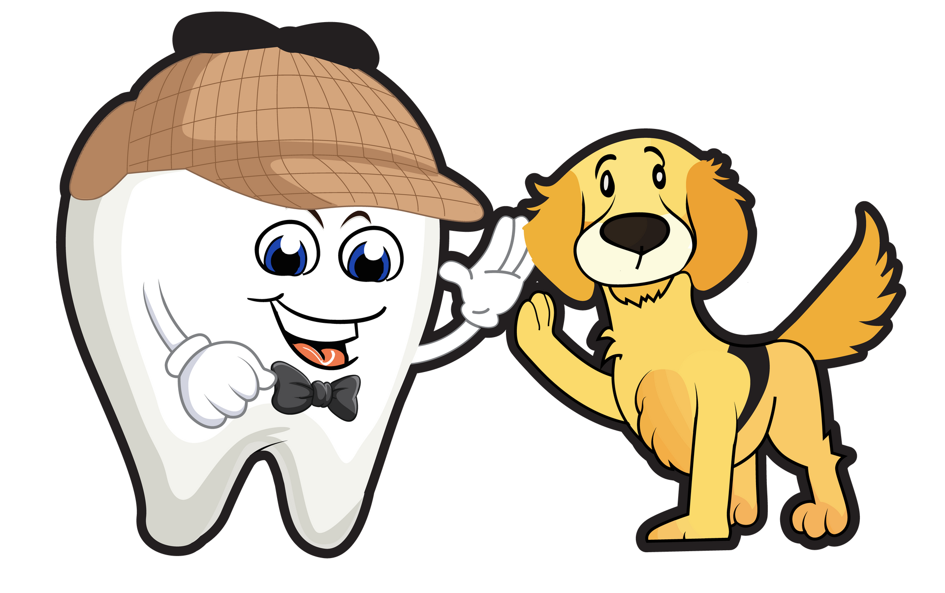 Sherlock Tooth | Tooth Holding Magnifying Glass | Tooth With A Hat | Cavity Detective | Best Pediatric Dentist In Tinton Falls, NJ