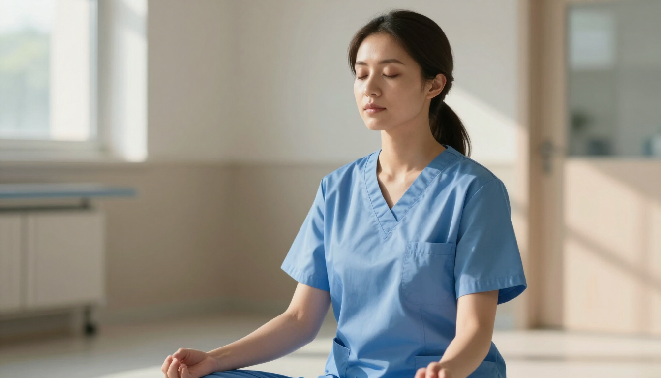 Healthcare Worker Resting
