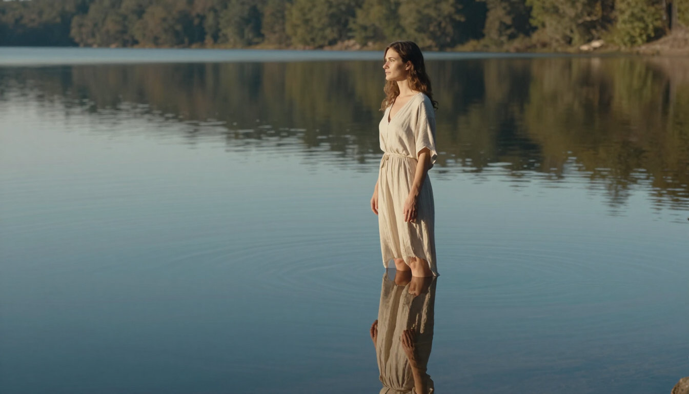 A healthcare professional finding peace and reflecting on healing perfectionism.