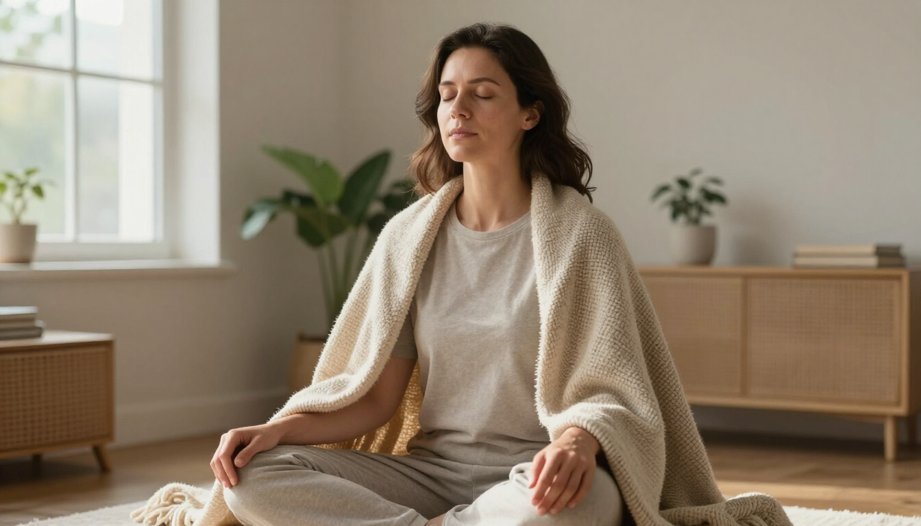 Quiet self-reflection and nervous-system regulation after setting a boundary