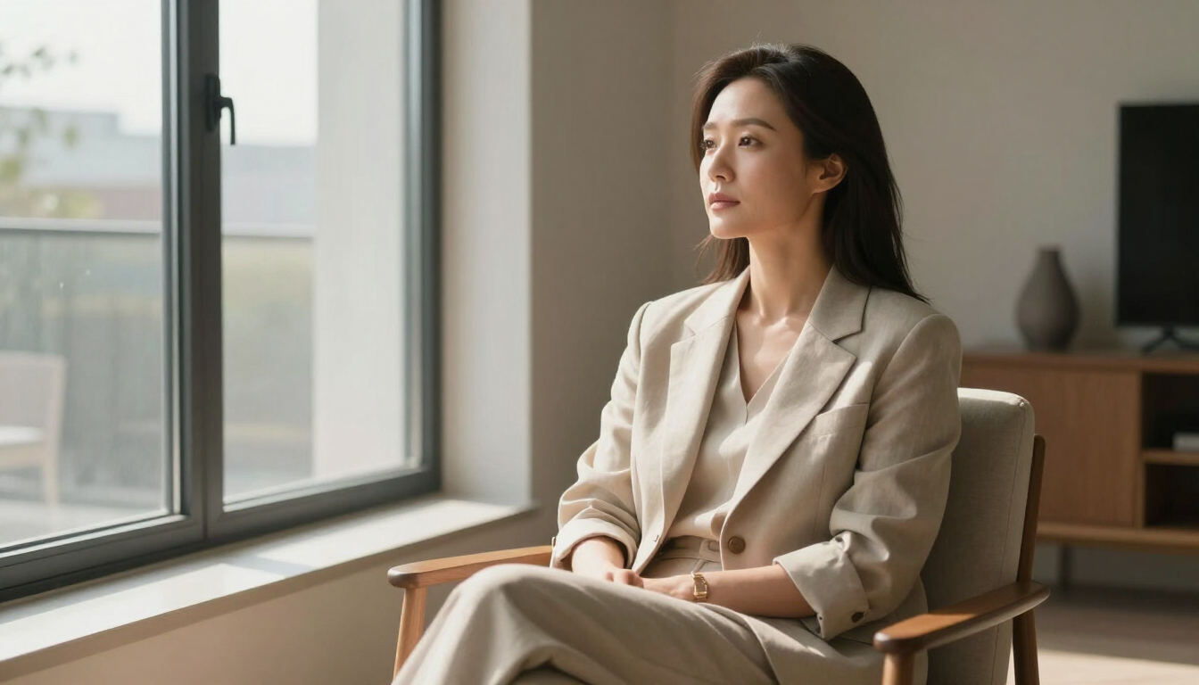 Woman reflecting on the fear of being seen as needy