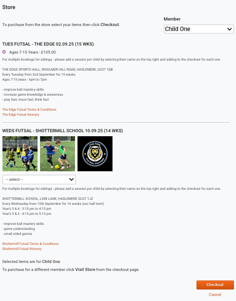 Football Session booking for Paul Cook Coaching
