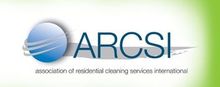 ARCSI logo with blue globe icon and text “association of residential cleaning services international”