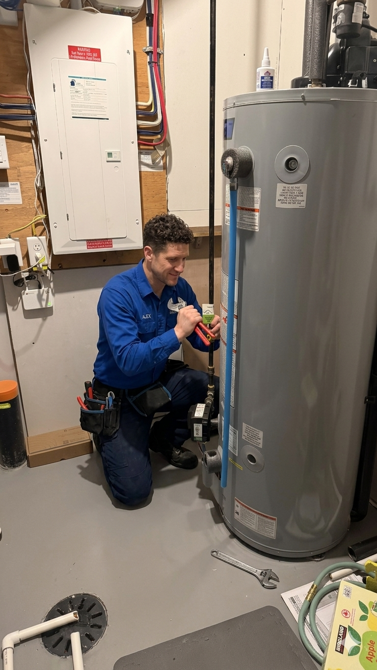 hot water tank repair
