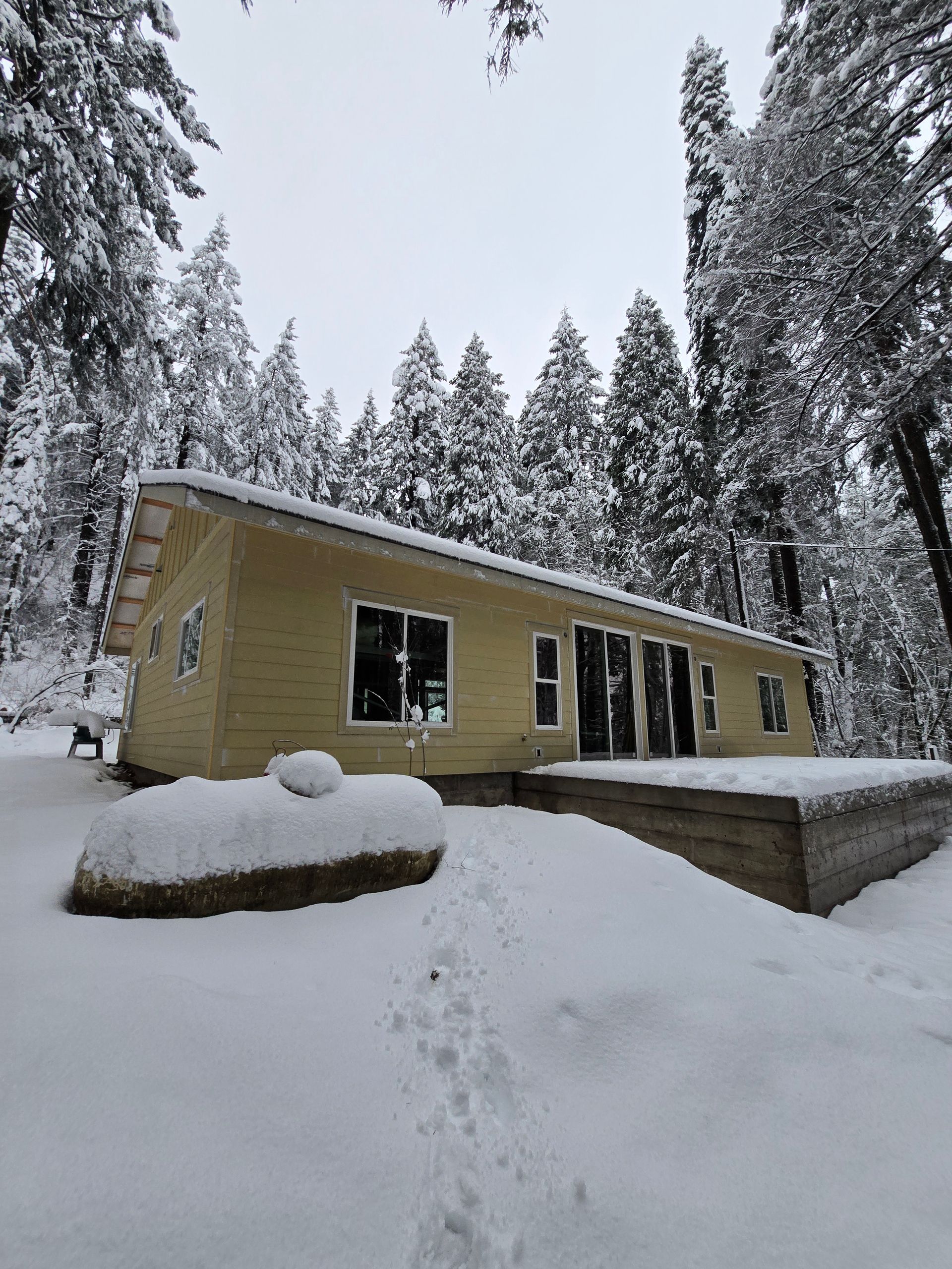 picture of the progress on Lori's rebuild after a house fire