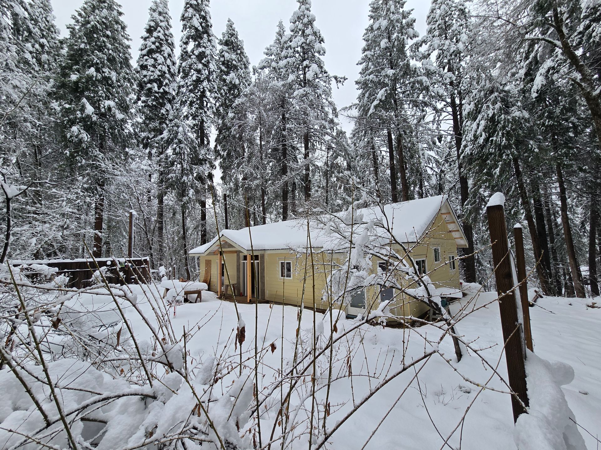 picture of the progress on Lori's rebuild after a house fire