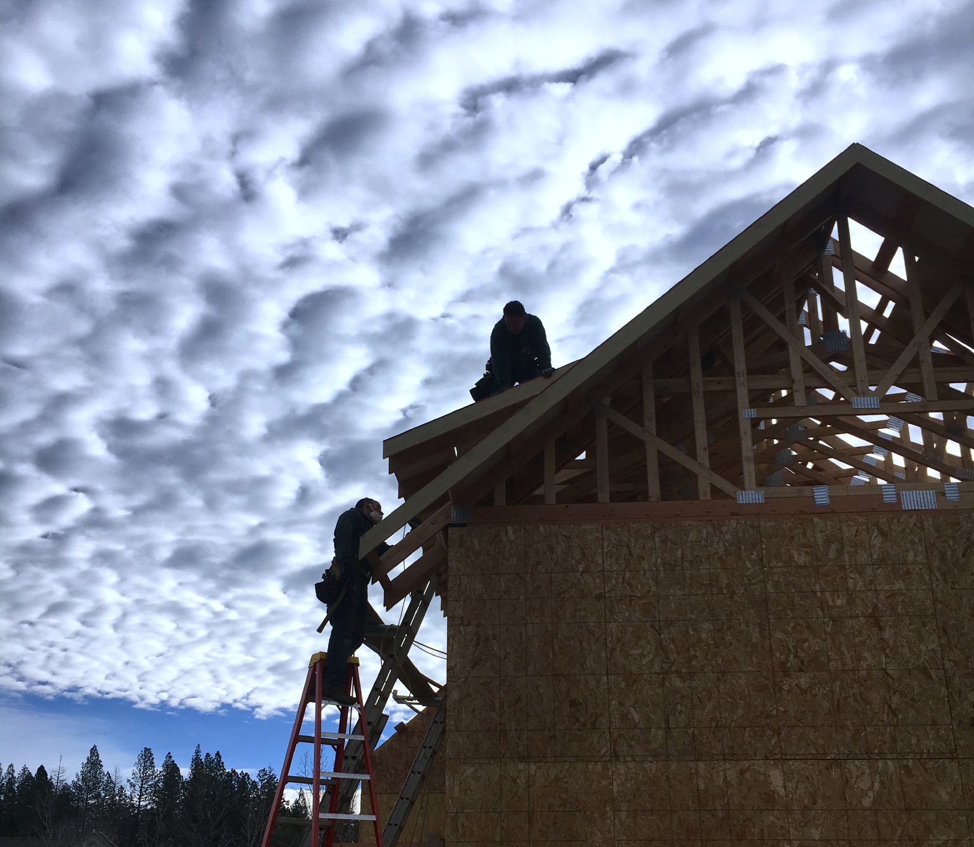 Framing New Home Construction