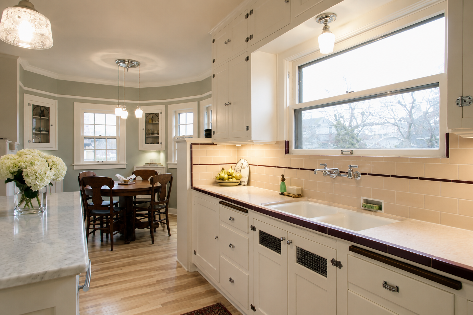 Restored historickitchen downtown Grass Valley