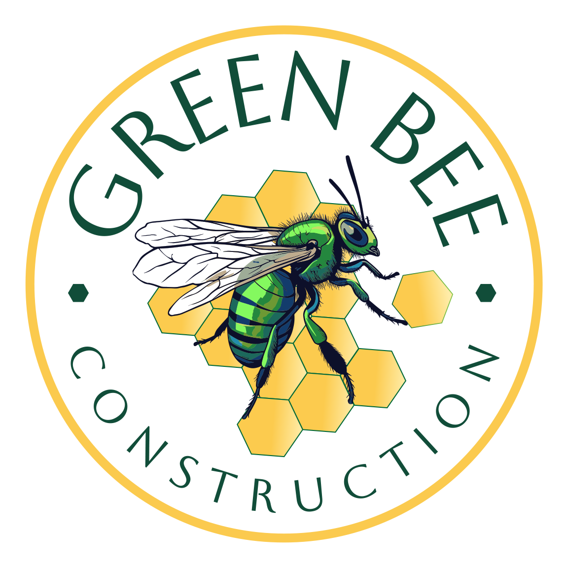 Green Bee Construction Inc. logo, residential general contractor serving Nevada and Placer Counties, California