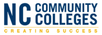 the logo for nc community colleges is blue and yellow the logo for nc community colleges is blue and yellow