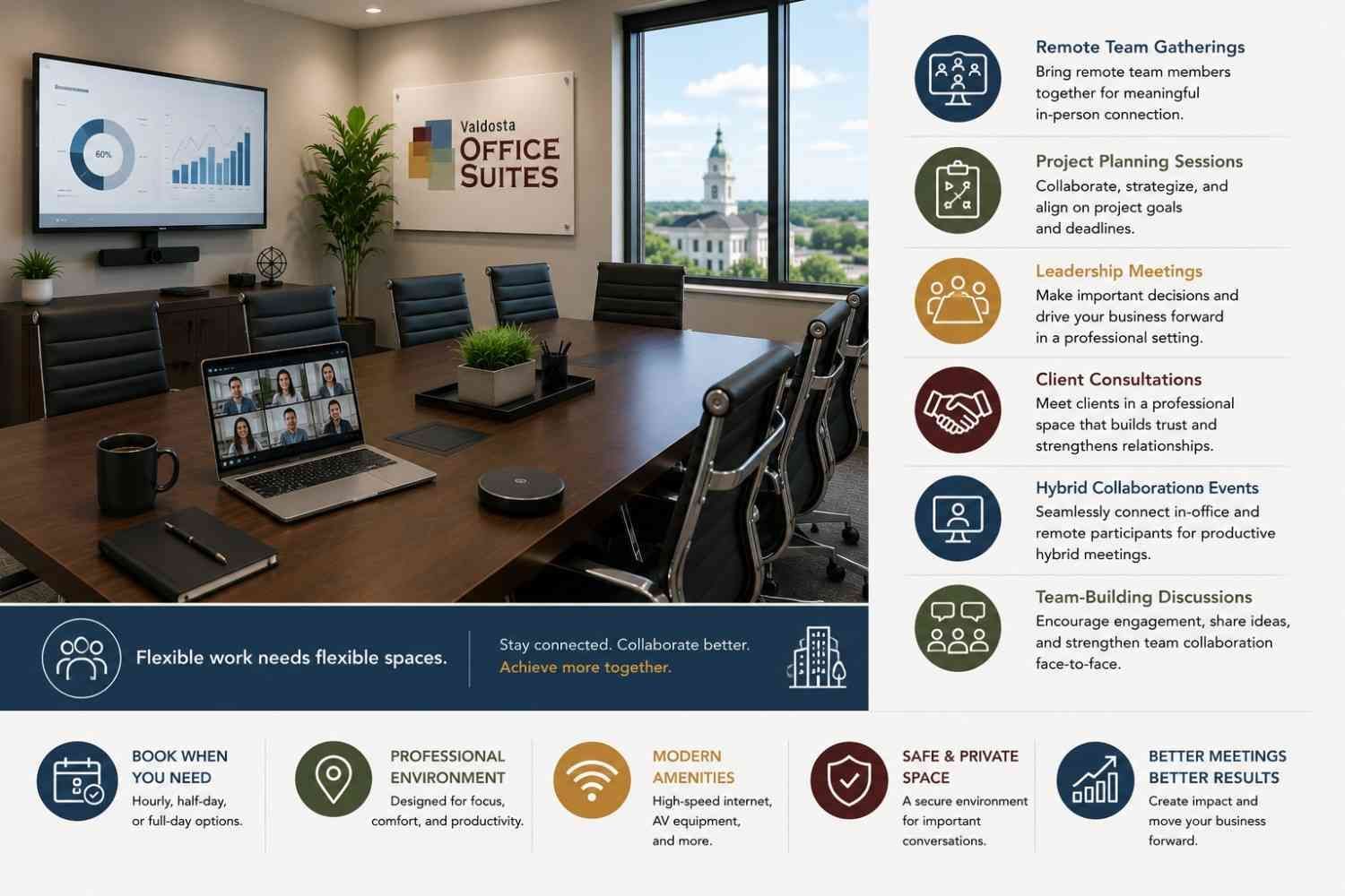 conference room hybrid work