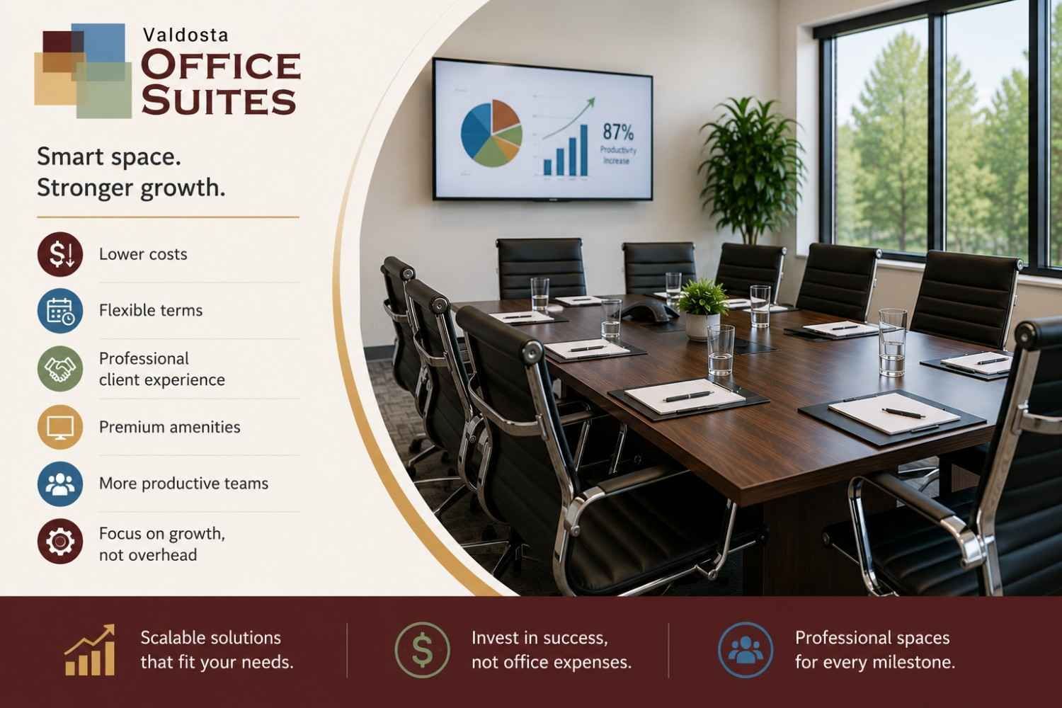 growing business meeting space