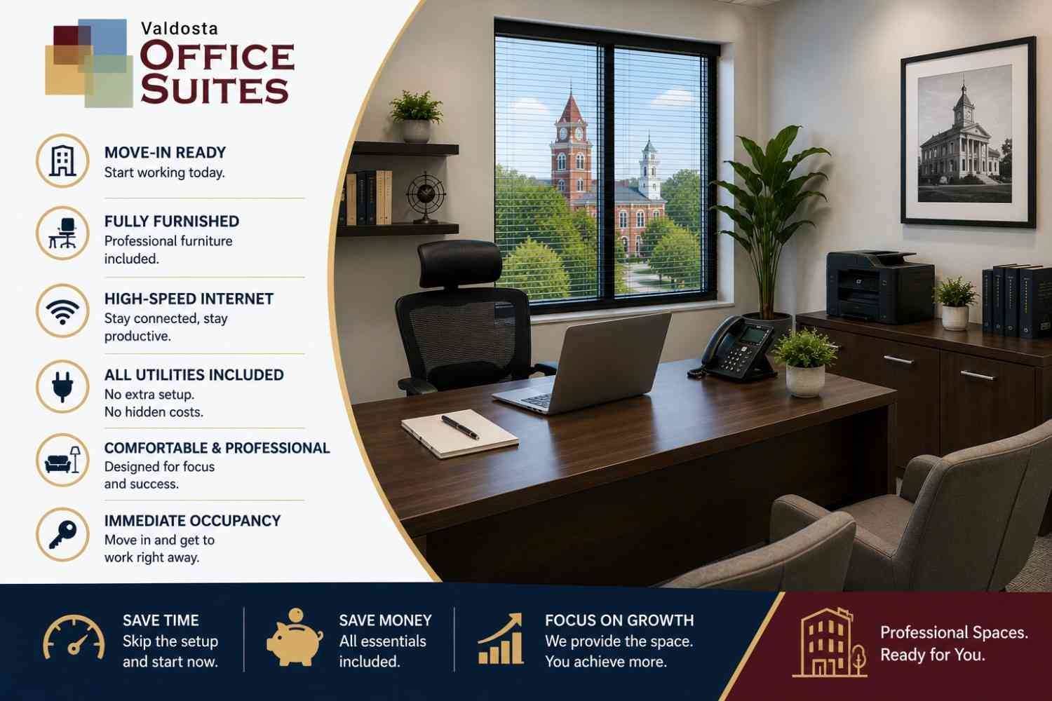 Move-in ready Private office