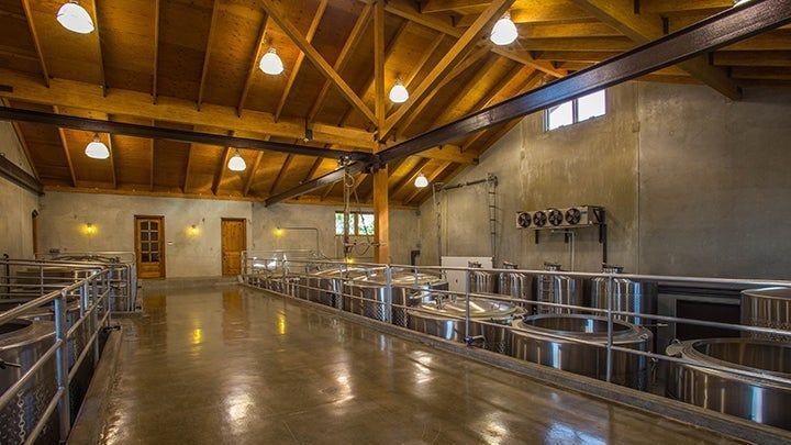 Pepper Bridge Winery - Tank Room
