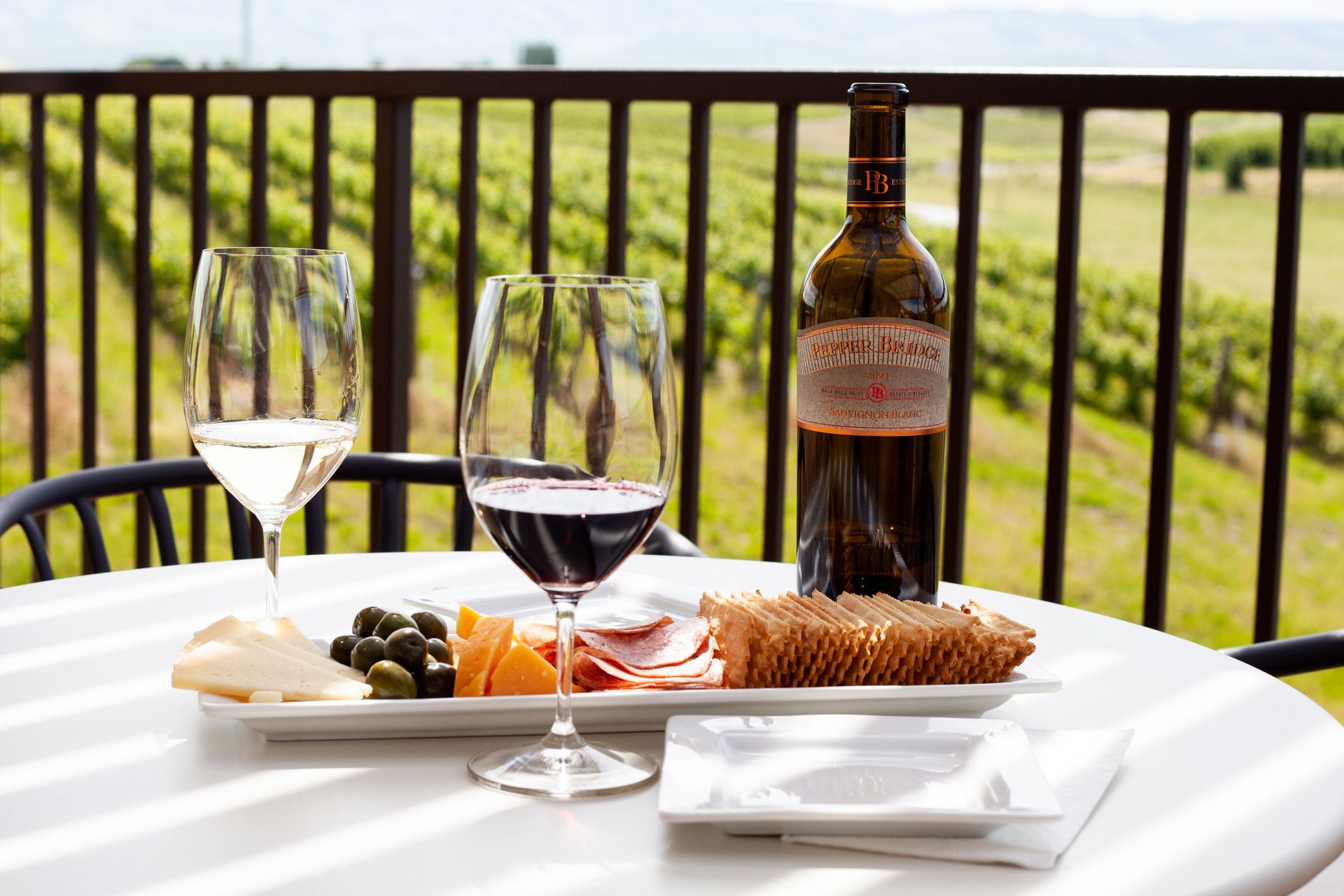 Food & Wine on the patio