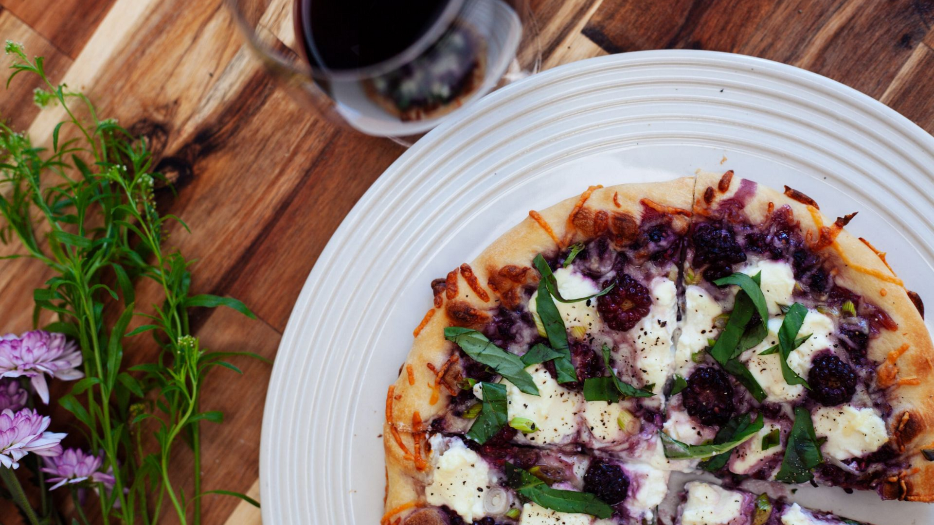 Gourmet Pizza to pair with Pepper Bridge Wine