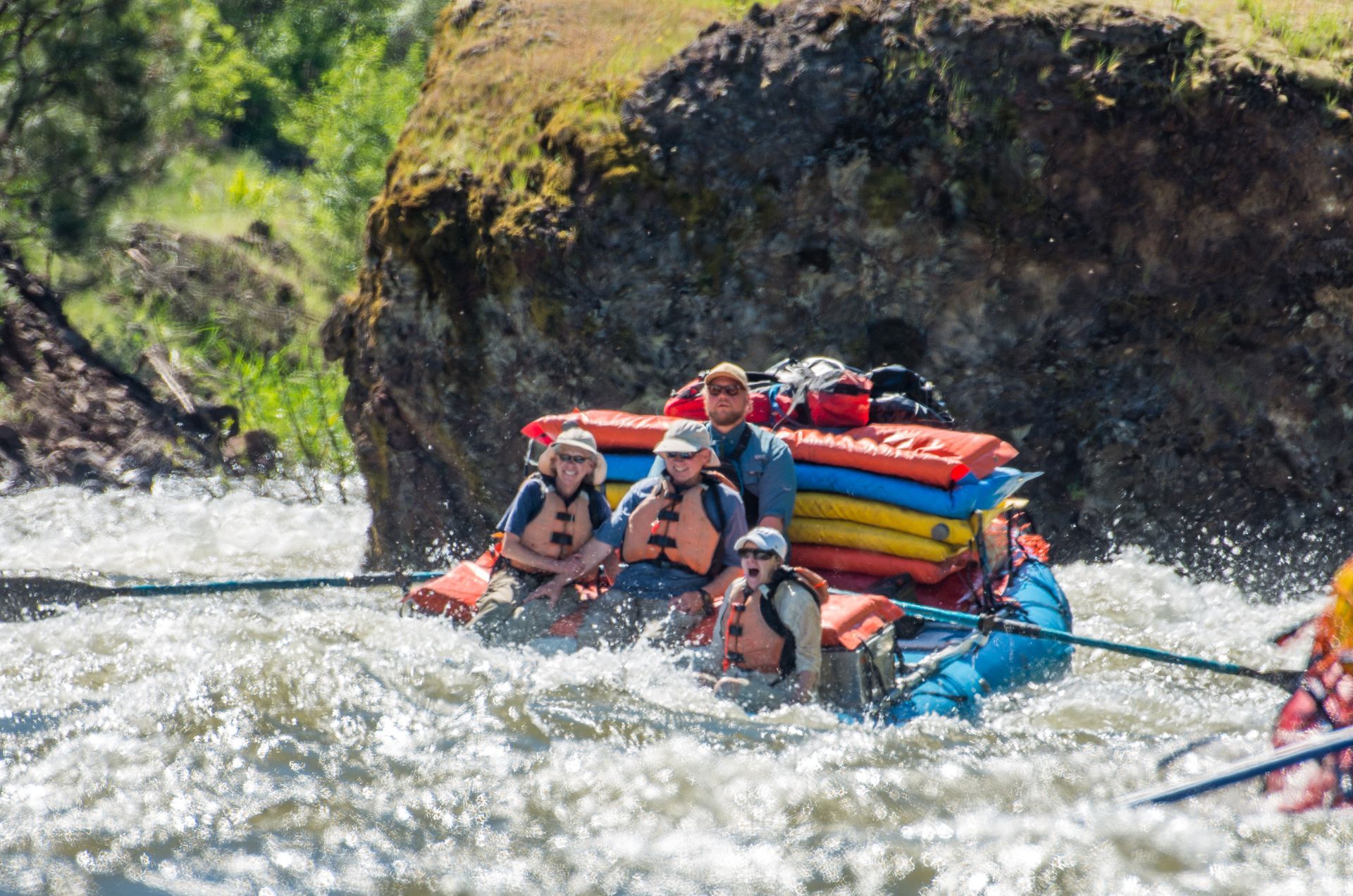 Adventure with Winemaker, Jean-François Pellet on a river rafting trip in 2026. 