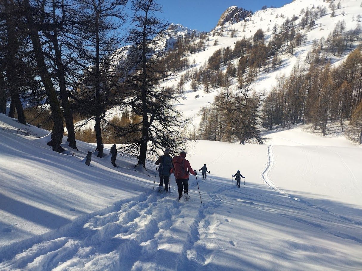 Raquettes dans le Queyras