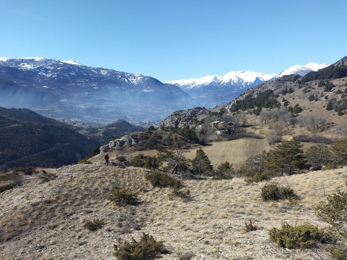 Roc de l'Aigle , Savournon, Vue sur la Vallée du Buëch