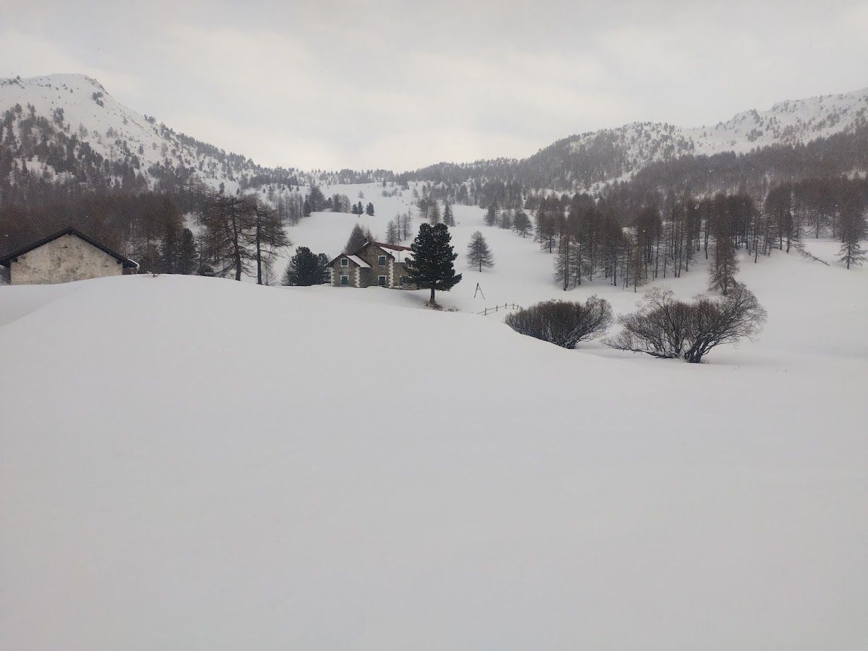 Randonnée raquettes au refuge Mautino