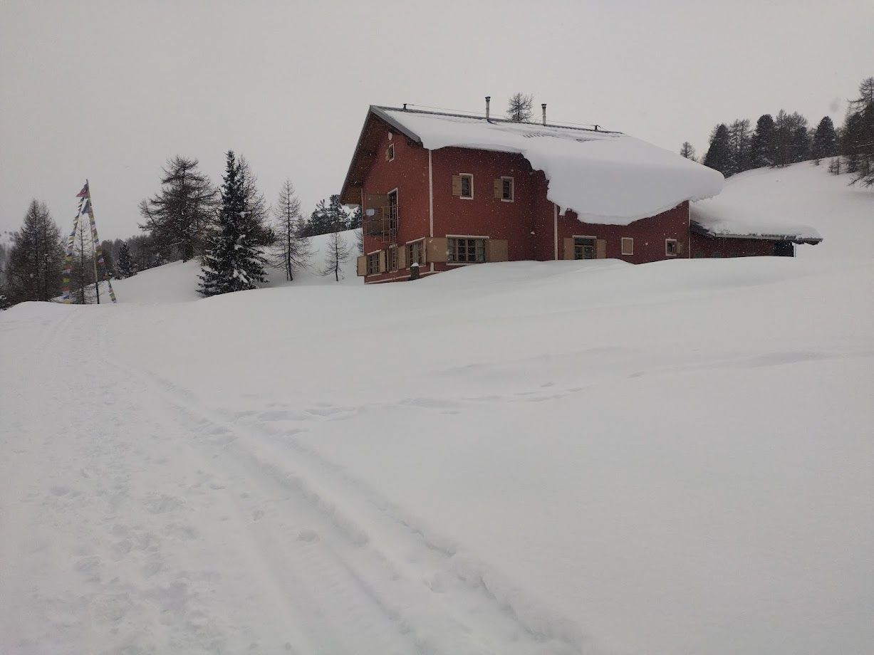 Randonnée raquettes au refuge Mautino