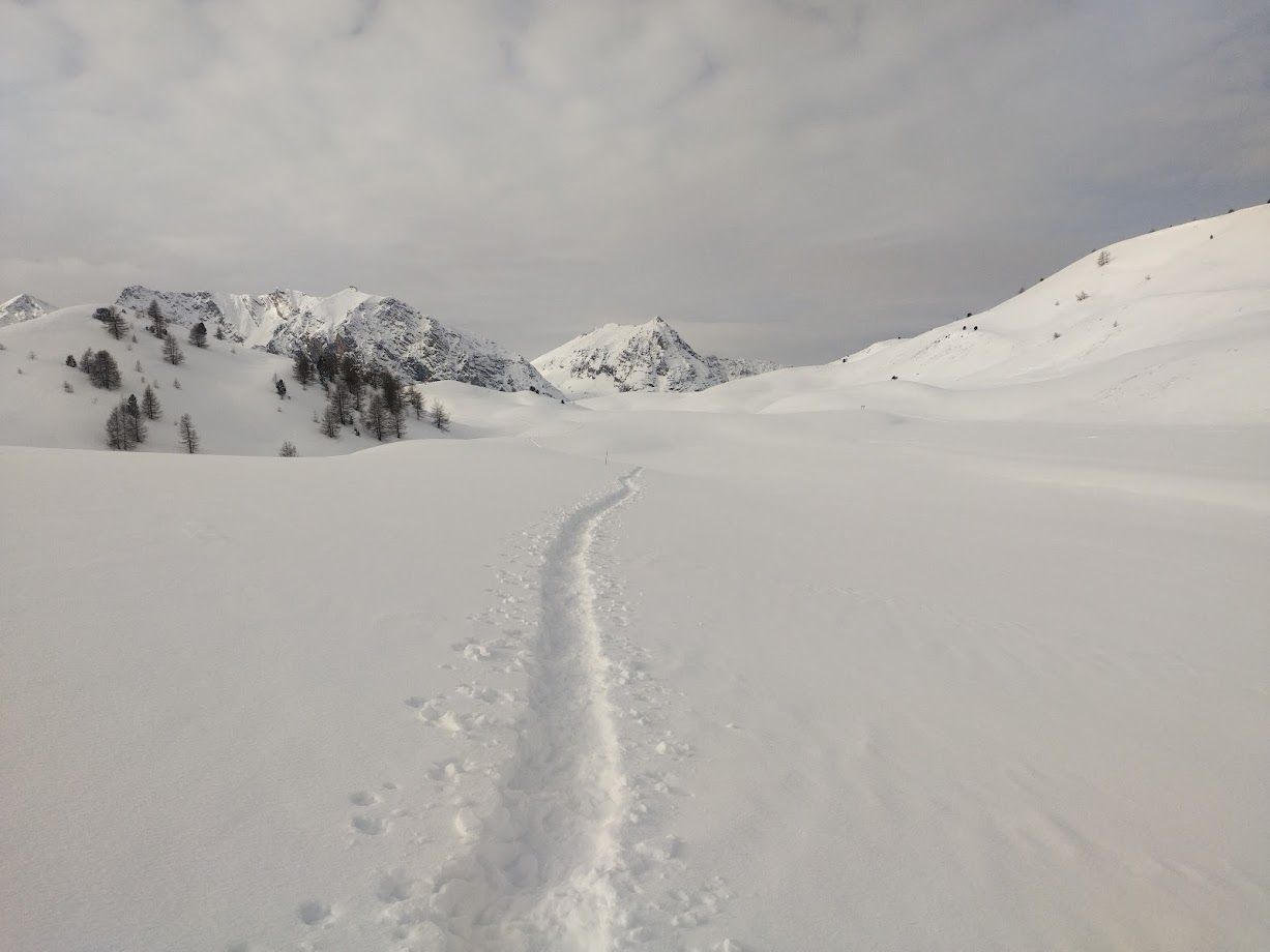 Randonnée raquettes au refuge Mautino