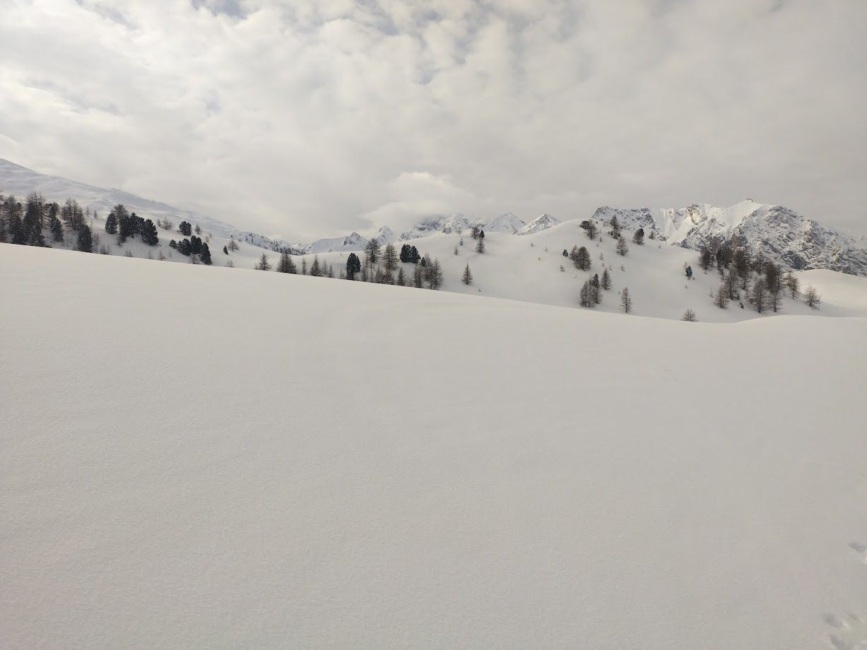 Randonnée raquettes au refuge Mautino