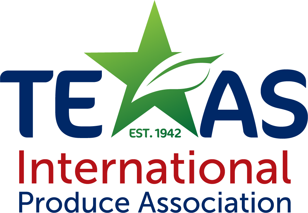 Texas International Produce Association logo with a green star and leaf.