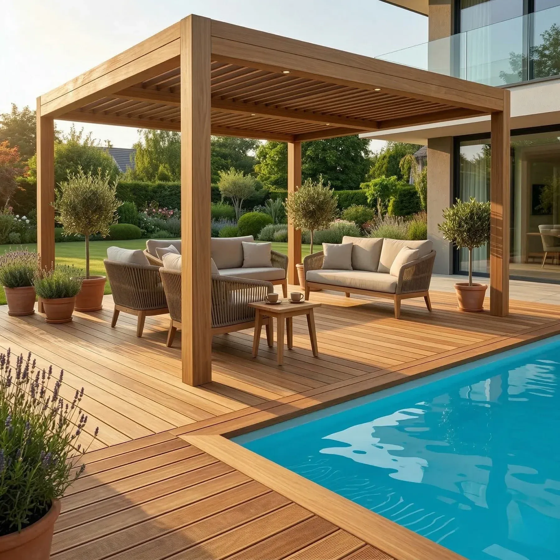 PAvimento Decking Legno Teak