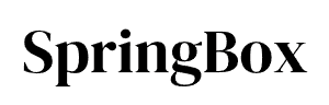 Logo SpringBox in nero.