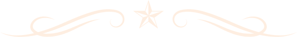 Decorative beige flourish with a centered star and curved ornamental lines