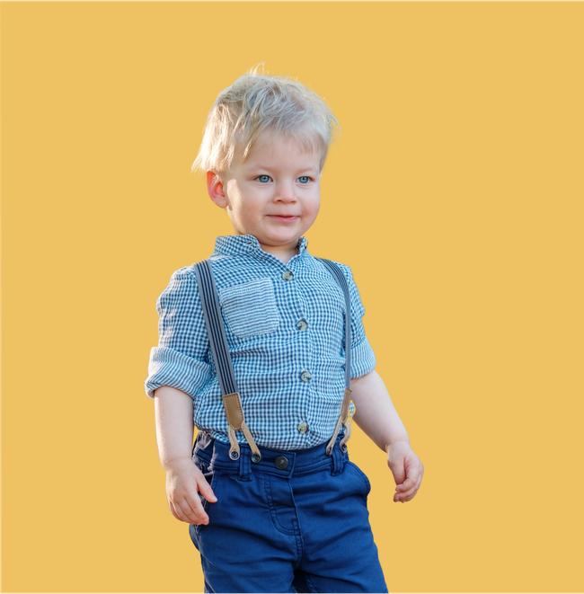 Young boy with nice clothes