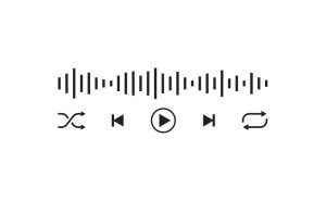 A soundbar for a playlist
