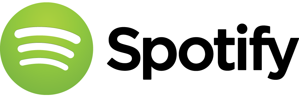 A green spotify logo on a white background.