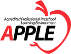 A logo for an accredited professional preschool learning environment