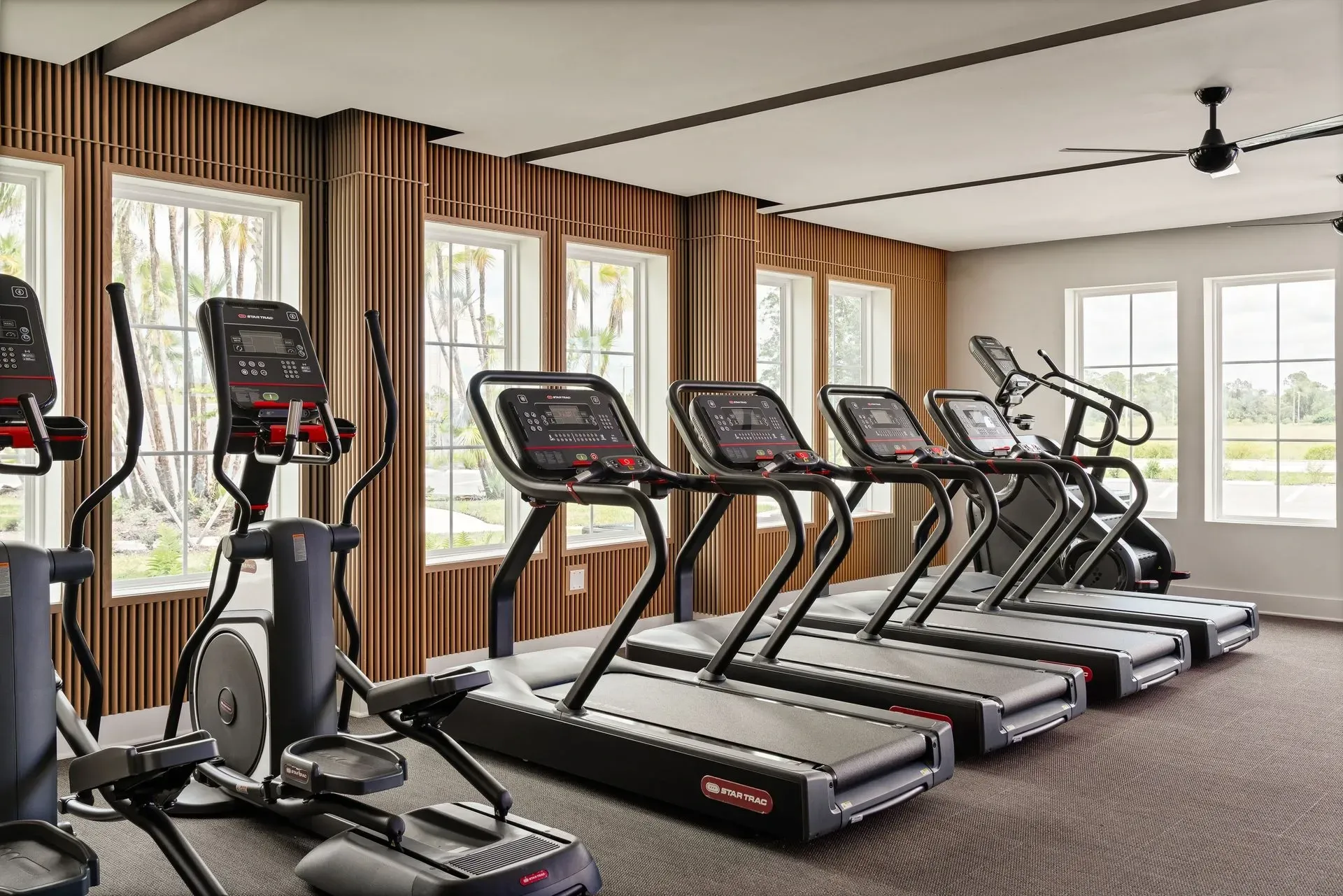 Fitness center at Livano Charlotte Harbor