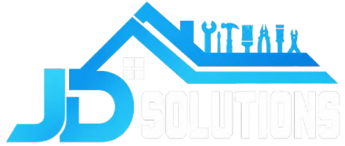 Blue and white &ldquo;JT Yitahl Solutions&rdquo; logo with a stylized roof over the text