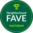 Green Nextdoor logo with house icon and wordmark on white background